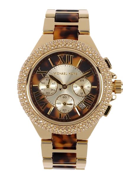 michael kors watches chocolate gold